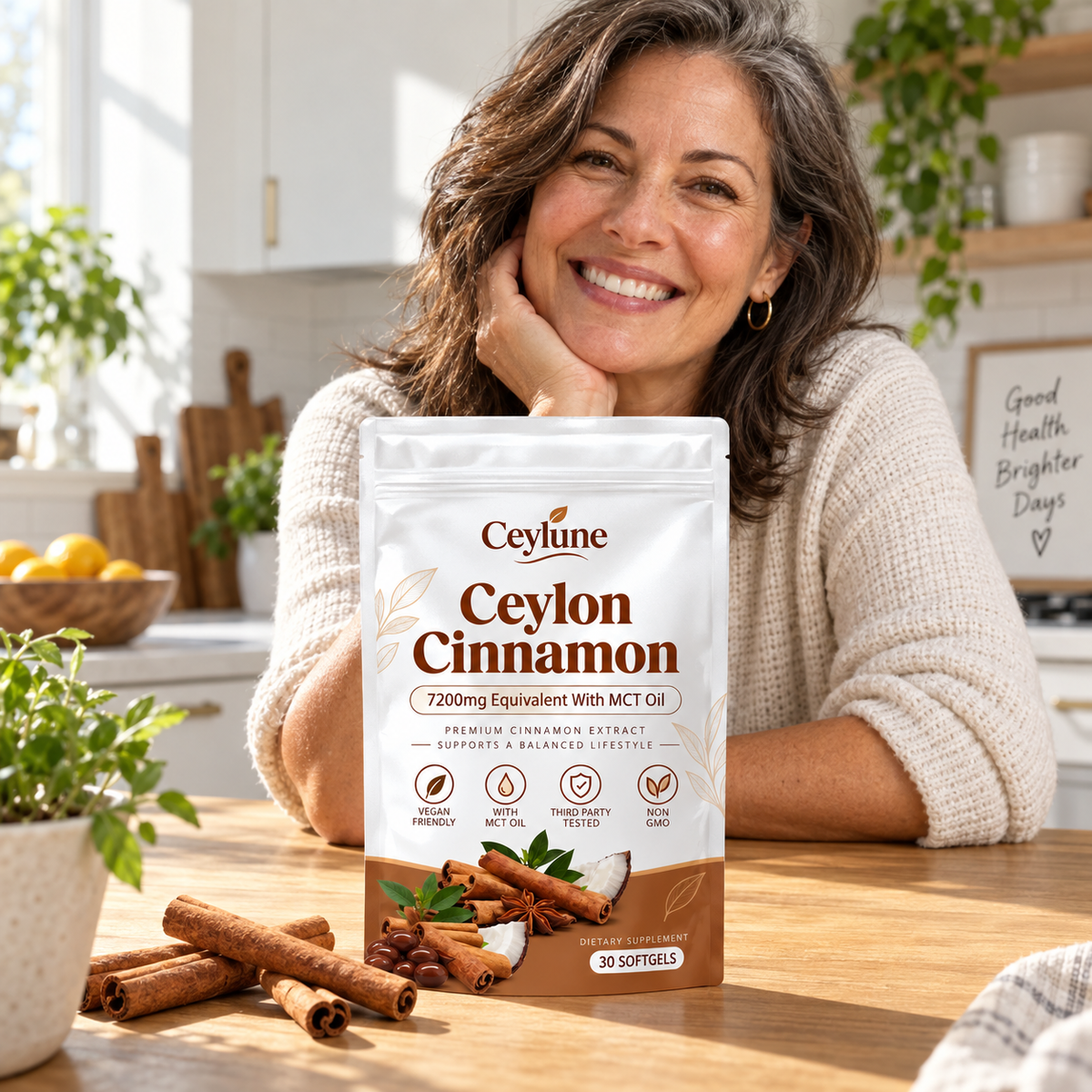 CeyluneDaily Ceylon Cinnamon Softgels